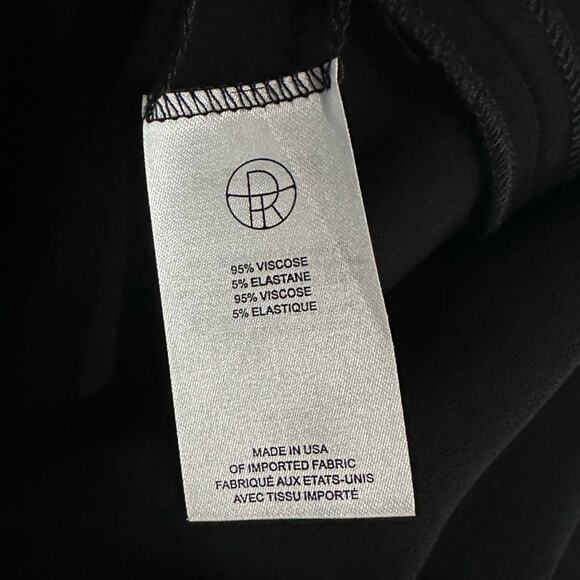 The Row Erscher Cady Maxi Dress size 0 Black Cap Sleeve Pockets - Picture 11 of 13